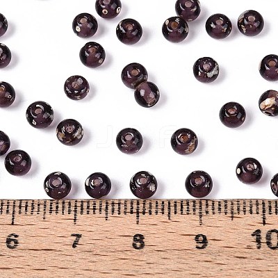 Picasso Baking Paint Glass Seed Beads SEED-N007-35K-1