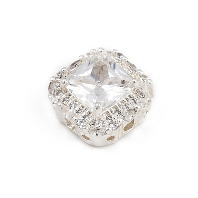 Hollow Rack Plating Brass Cubic Zirconia Beads KK-L236-13S-02-1