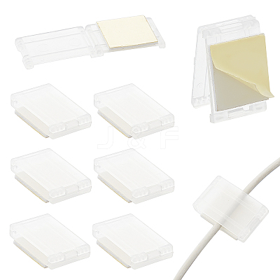 Plastic Cable Management Clips AJEW-WH0250-40-1