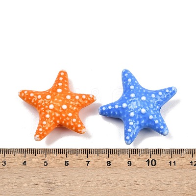 Opaque Acrylic Beads OACR-A040-01-1