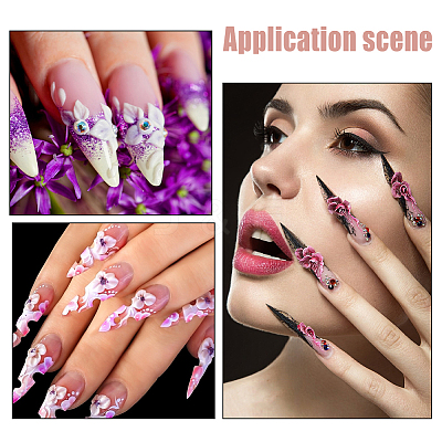 3Pcs 3 Styles Nail Art Silicone Molds MRMJ-FH0001-48-1