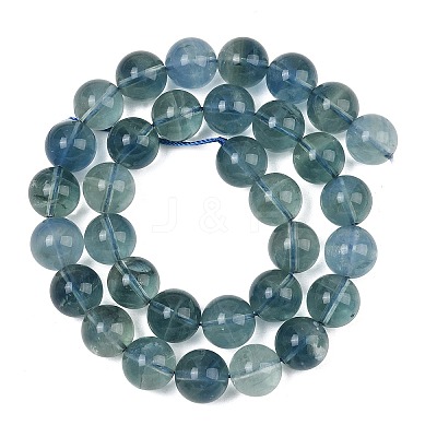 Natural Blue Fluorite Beads Strands GG-CBAF158-12mm-1
