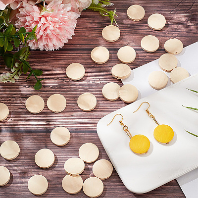 150Pcs Wooden Beads WOOD-DR0001-02A-1