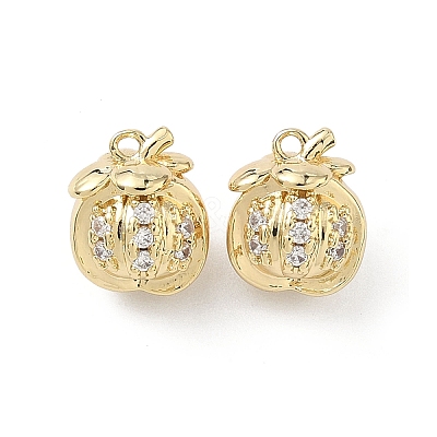 Brass Micro Pave Cubic Zirconia Pendants LS-KK-L260-22G-1