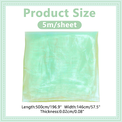 Laser Polyester Gauze Fabric DIY-WH0021-24-1