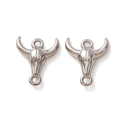 304 Stainless Steel Connector Charms STAS-N124-64P-1