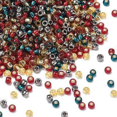 4 Colors 8/0 Christmas TOHO Round Seed Beads SEED-X0058-24-1