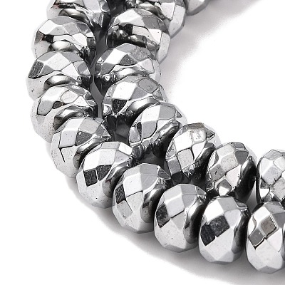 Electroplate Non-magnetic Synthetic Hematite Beads Strands G-J160-E-01-1