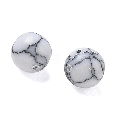 Dyed Synthetic Turquoise Sphere Beads GG-CBA391B-02A-02-1