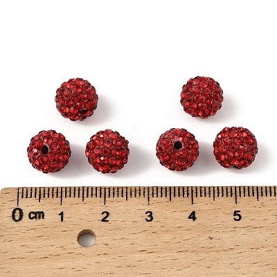 Polymer Clay Rhinestone Beads RB-N006-41-1