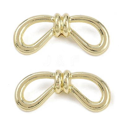 Alloy Bowknot Beads FIND-M079-02G-1