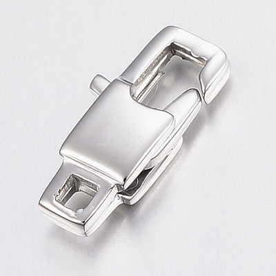 Tarnish Resistant 304 Stainless Steel Lobster Claw Clasps STAS-K167-03P-1