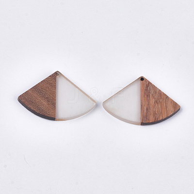Resin & Walnut Wood Pendants RESI-S358-86A-01-1