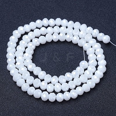 Electroplate Glass Beads Strands LS-EGLA-A034-P8mm-B18-1