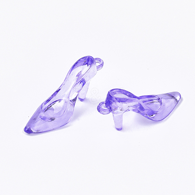 Transparent Acrylic Pendants TACR-S133-121B-1