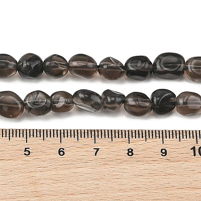 Natural Ice Obsidian Beads Strands G-P623-A01-01-1