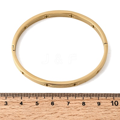 304 Stainless Steel Hinged Bangles BJEW-D408-27G-1