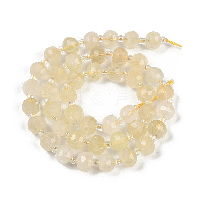 Natural Lemon Jade Beads Strands G-H057-A04-01-1