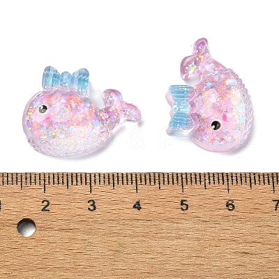 Transparent Epoxy Resin Decoden Cabochons CRES-I030-03A-1