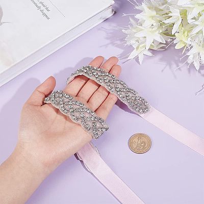 Polyester Bridal Belts DIY-WH0043-02B-1