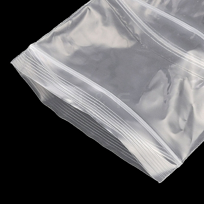 Transparent PE Packaging Resealable Bags LS-ABAG-L019-01B-1