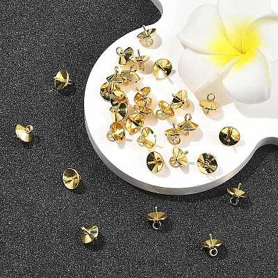 SHEGRACE Brass Cup Pearl Peg Bails Pin Pendants XGRQ1R671-349G-1