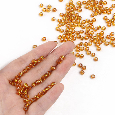 (Repacking Service Available) 6/0 Glass Seed Beads SEED-C014-4mm-22B-1