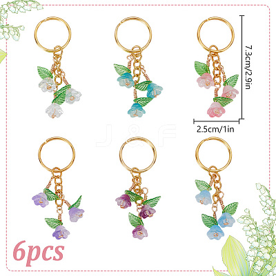 Acrylic & Glass Keychain KEYC-NB00007-1