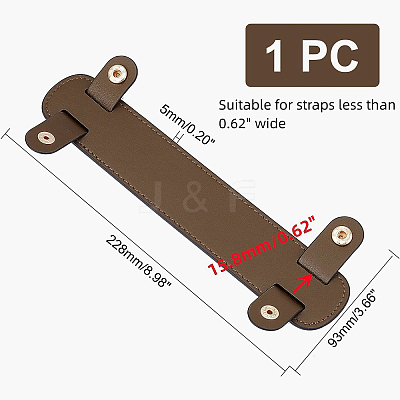 Imitation Leather Bag Strap Padding DIY-WH0304-307A-1
