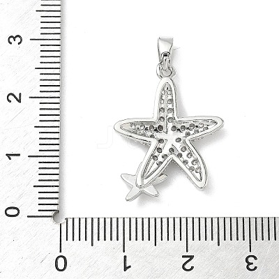Brass Micro Pave Cubic Zirconia Pendants KK-Z134-18P-02-1