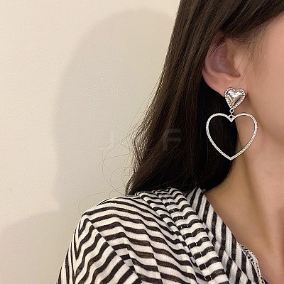 Valentine's Day Alloy Dangle Stud Earrings WG7BD97-01-1