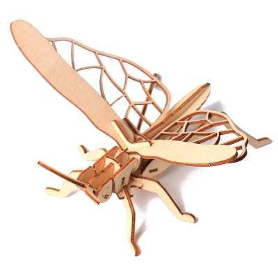 Insect 3D Wooden Puzzle Simulation Animal Assembly PW-WG12240-06-1