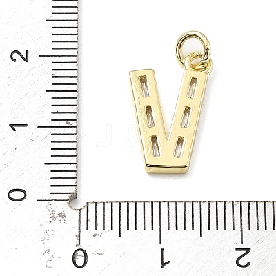Brass Micro Pave Cubic Zirconia Pendants LS-KK-V014-01G-22-1