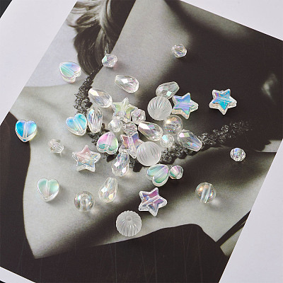 Transparent Acrylic Beads TACR-TA0001-11-1