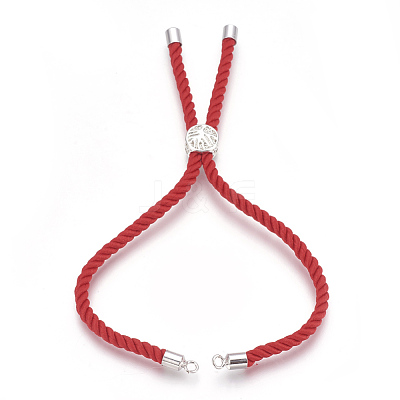 Cotton Cord Bracelet Making KK-F758-03F-P-1
