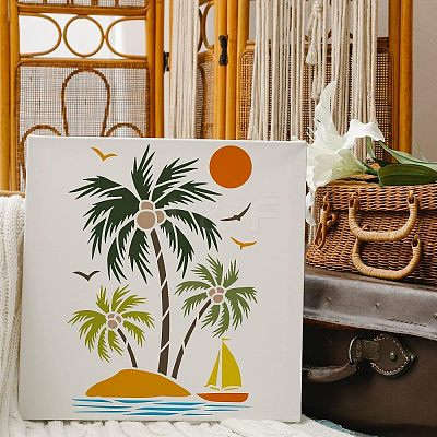 Large Plastic Reusable Drawing Painting Stencils Templates DIY-WH0202-232-1