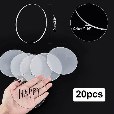 Transparent Acrylic Display Base OACR-NB0001-11C-1