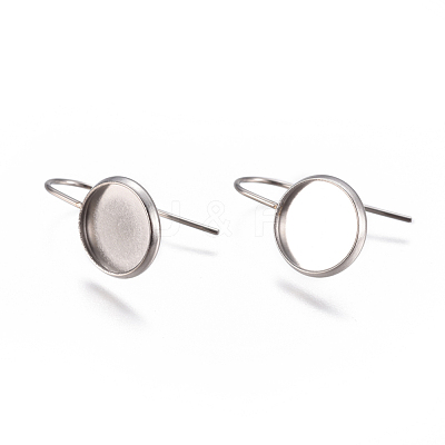 Non-Tarnish 304 Stainless Steel Earring Hooks STAS-F227-22B-P-1