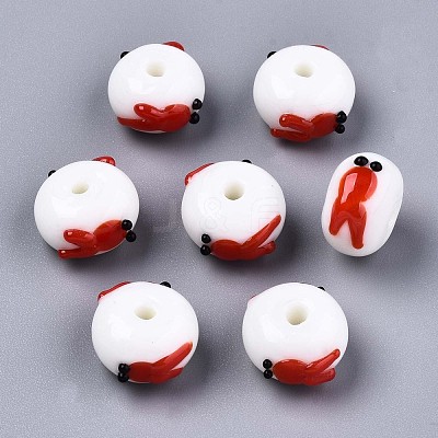 Handmade Bumpy Lampwork Beads LAMP-S194-004D-1