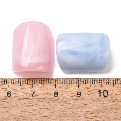 Two-Tone Imitation Gemstone Acrylic Beads AC-CBA7B05-20-1