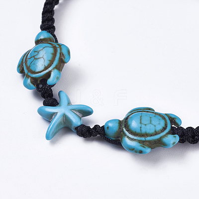 Nylon Thread Braided Bracelets X-BJEW-JB04344-1