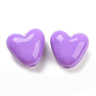 Opaque Acrylic Beads OACR-B013-27B-1