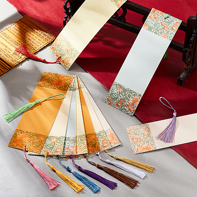 DIY Rectangle Paper Bookmark Making Kits DIY-WH0304-309A-1