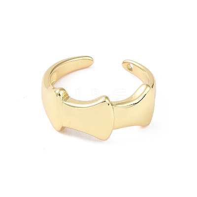 Brass Cuff Finger Rings LS-RJEW-H227-01G-03-1