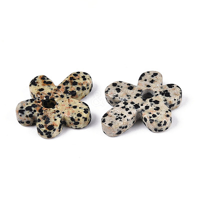 Natural Dalmatian Jasper Pendants G-T142-44H-1
