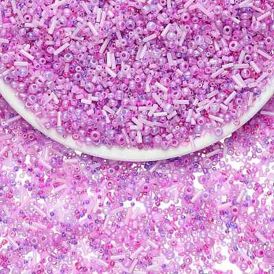 100G Electroplate Glass Seed Beads GLAA-SZ0002-16A-1
