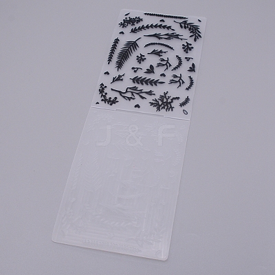 Plastic Fondant Stencil DIY-WH0221-01L-1