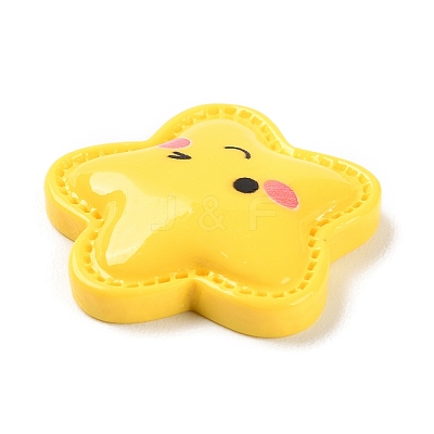 Animal Theme Opaque Resin Cabochons RESI-E046-01L-1