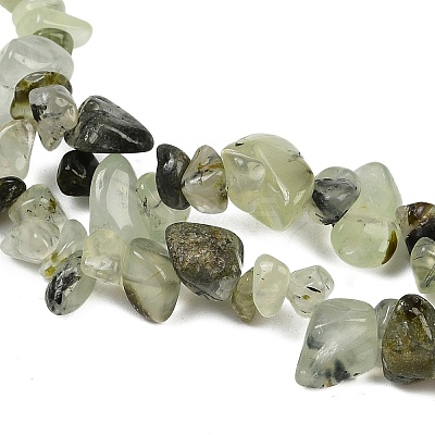 Prehnite Chip Bead Strands G-M205-11-1