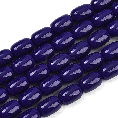 Opaque Glass Beads Strands GLAA-Z015-02D-1